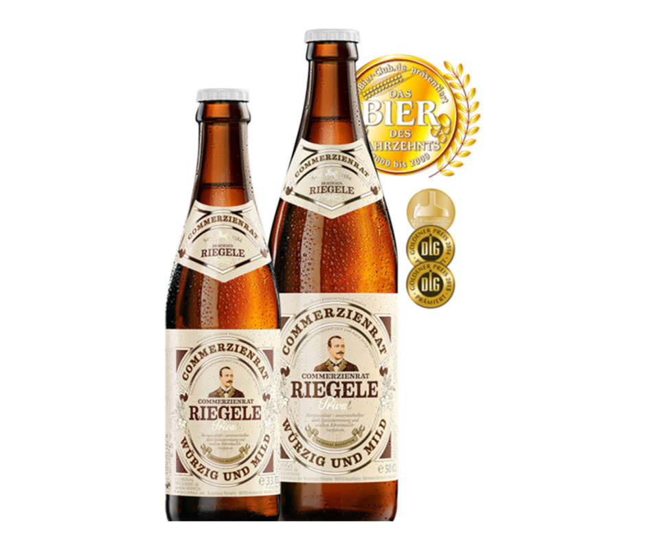 <p>Courtesy Image</p><ul><li><strong>Style</strong>: Festbier</li><li><strong>ABV</strong>: 5.2 percent</li><li><strong>Brewery</strong>: Brauhaus Riegele, Augsburg, Germany</li></ul><p>Established in 1386, family-owned <a href="https://www.riegele.de/en/beers/beer-classics/commerzienrat/" rel="nofollow noopener" target="_blank" data-ylk="slk:Brauhaus Riegele;elm:context_link;itc:0;sec:content-canvas" class="link ">Brauhaus Riegele</a> continues to excel at making lagers like this lauded festbier that features heirloom Steffi barley, a German variety, and the brewery’s unique yeast strain. The lager is fermented cold for two-plus months to produce a snappy, floral festbier with a touch of honey.</p>