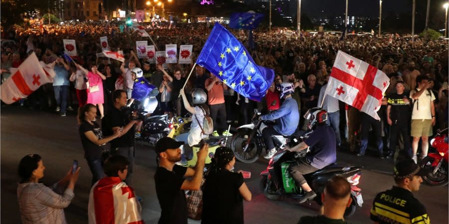 Large-scale protests against the “foreign agents bill” continue in Georgia