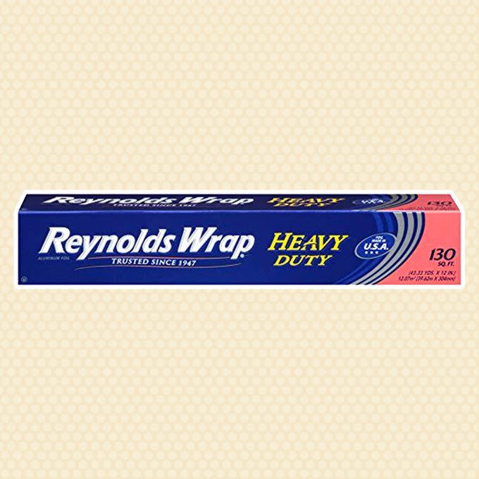 <a href="https://www.amazon.com/Reynolds-Wrap-Heavy-Aluminum-Square/dp/B00M8ZEAW4/?tag=tohmke-20" rel="nofollow noopener" target="_blank" data-ylk="slk:Heavy Duty Aluminum Foil;elm:context_link;itc:0;sec:content-canvas" class="link rapid-noclick-resp">Heavy Duty Aluminum Foil</a>