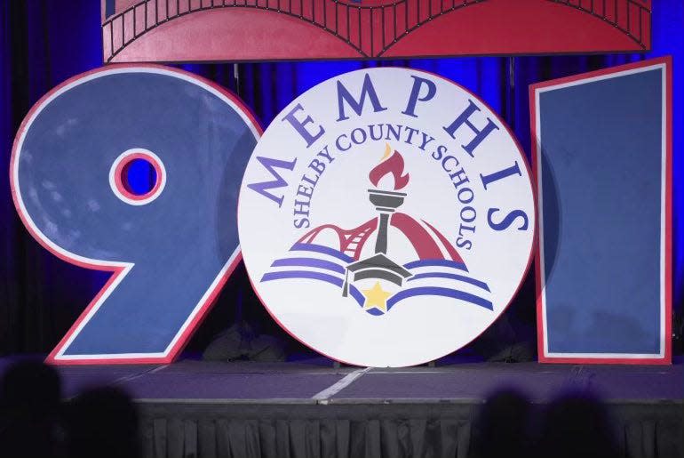 Memphis-Shelby County Schools revealed the logo for the newly named district as its state of the district address Feb. 23, 2022.