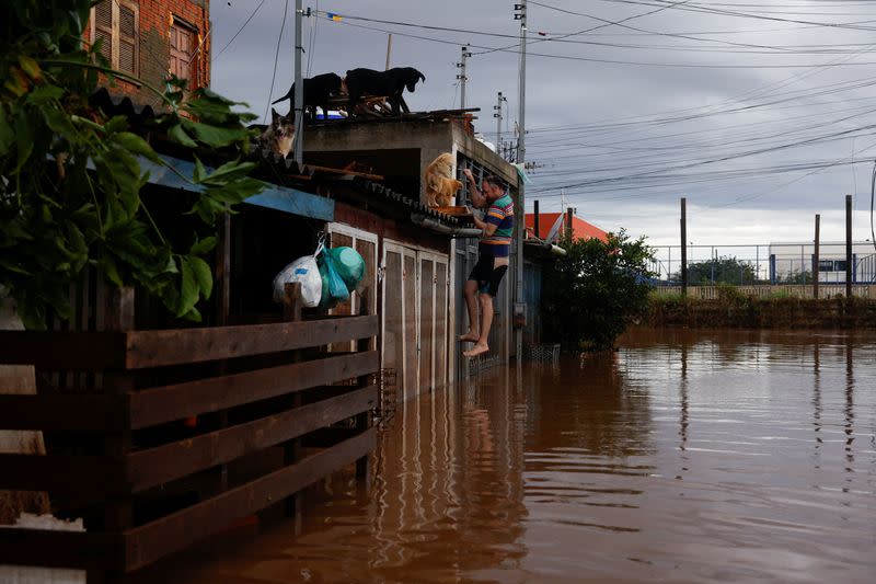 Flooding due to heavy rains in Rio Grande do Sul