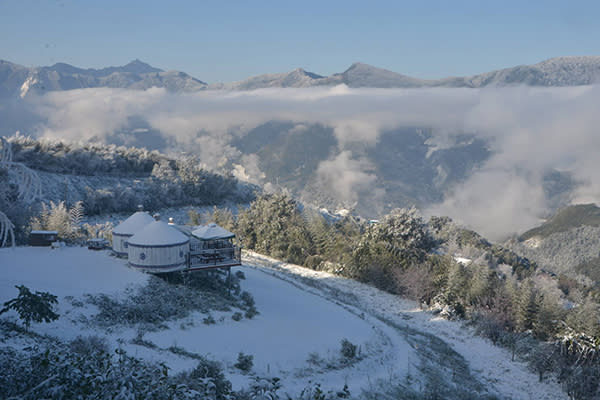 英桃の天闊營地冬季雪景 (圖／英桃の天闊營地)