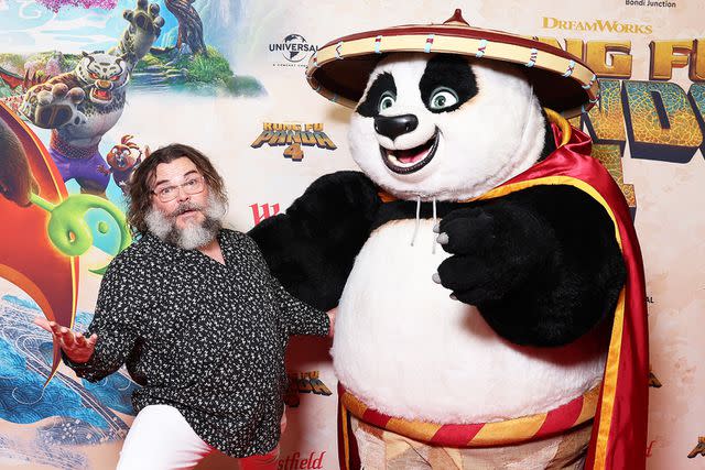 <p>Don Arnold/WireImage</p> Jack Black at the 'Kung Fu Panda 4' Australian premiere