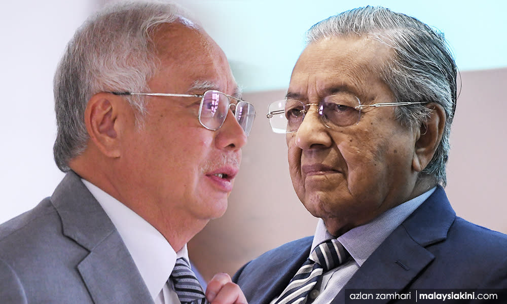 Mahathir admits embarrassment but to keep highlighting Najib's name