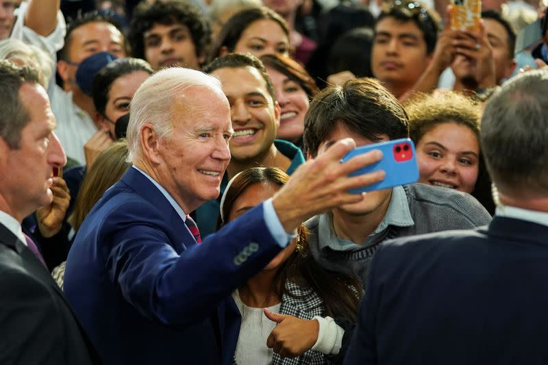 U.S. President Biden travels to San Diego to campaign for U.S. Rep. Mike Levin