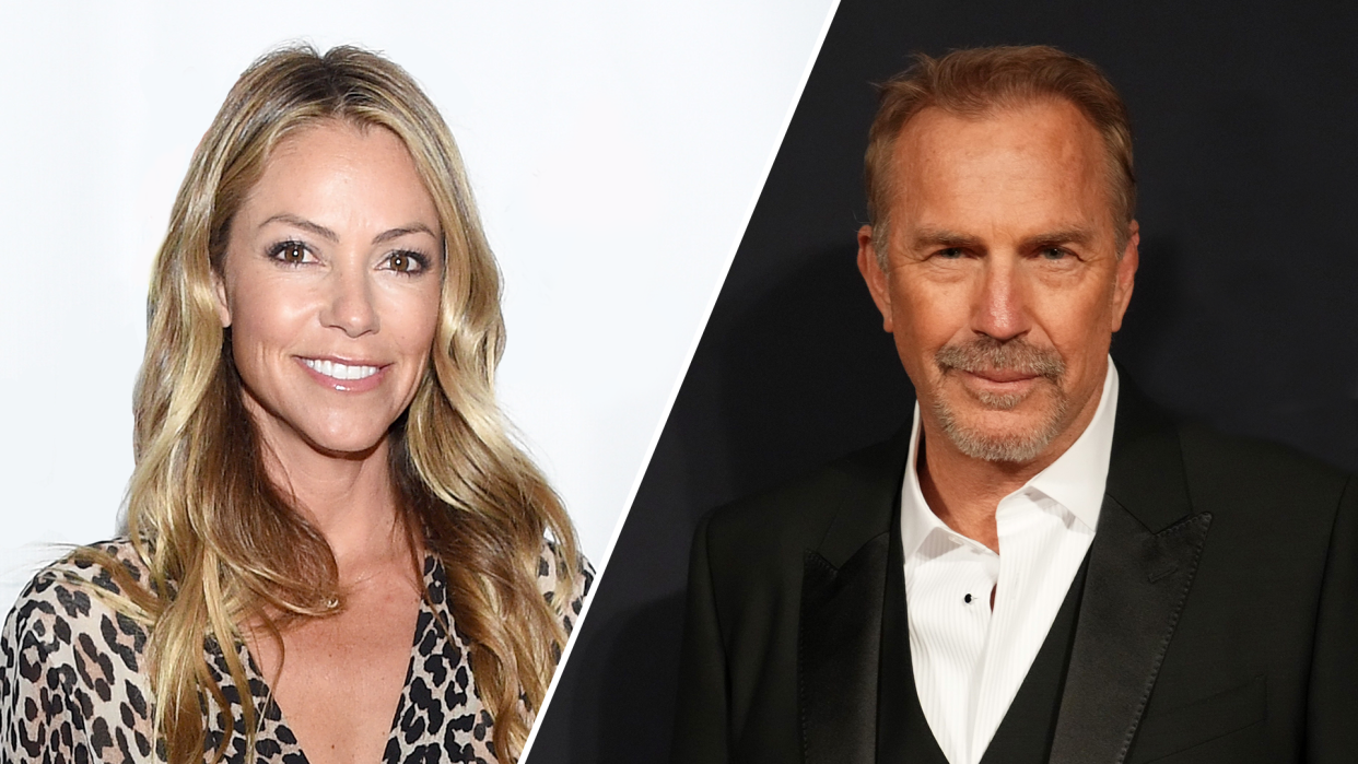 Kevin Costner&#39;s estranged wife won&#39;t move out of his home, according to a new filing in his divorce case. (Photos: Getty Images)