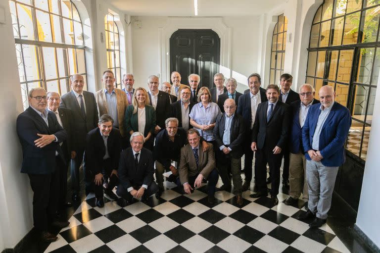 Referentes de política exterior de Juntos por el Cambio, en una reunión de noviembre de 2022