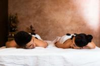 <div class="caption-credit"> Photo by: iStock Photo</div><div class="caption-title">Couples Massage</div>Visit the spa for the day, and while there be sure to enjoy a relaxing couples massage.