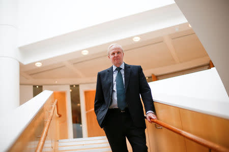 Group Chief Executive of BP Bob Dudley poses for a photograph at the BP International Headquarters in central London, Britain, May 16, 2018. REUTERS/Henry Nicholls