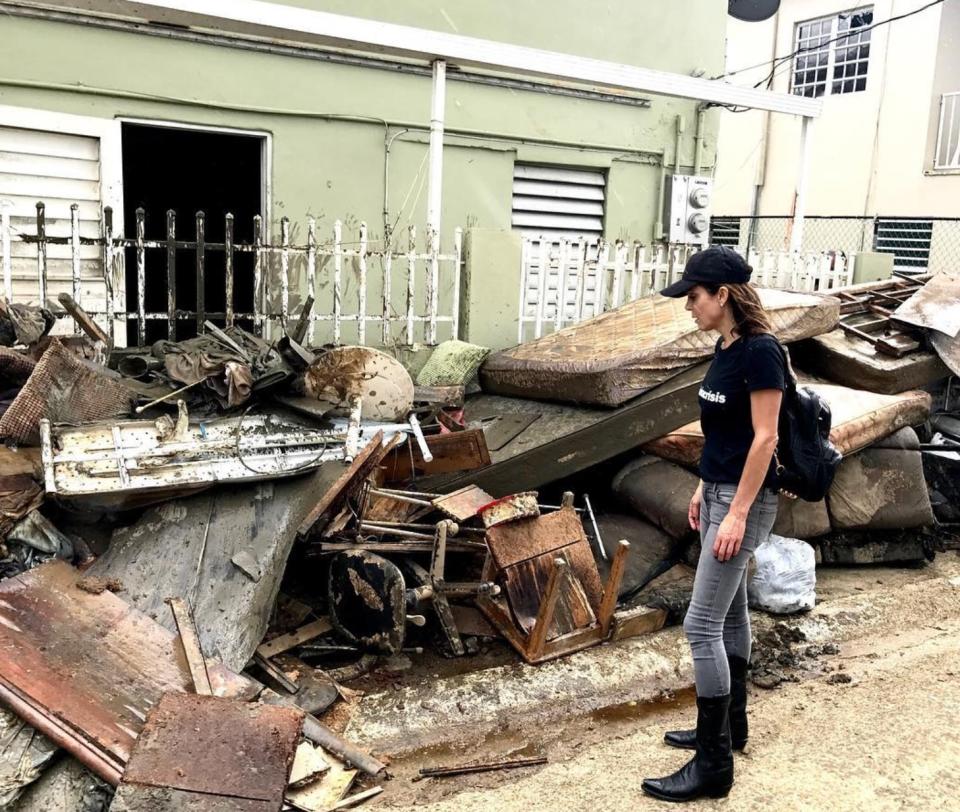 Bethenny has been providing aid in Puerto Rico. Copyright: [Instagram]