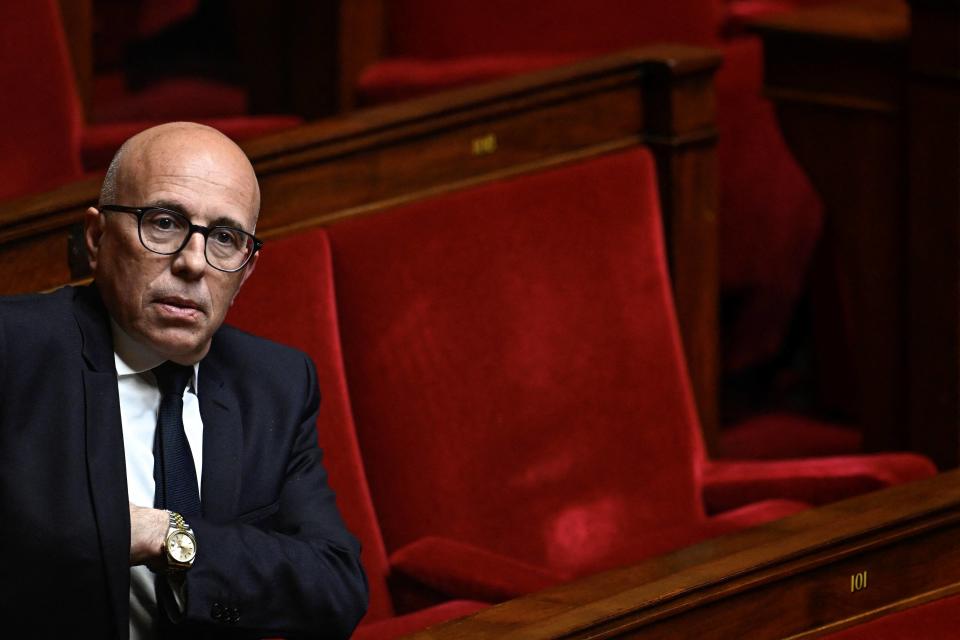 Des contacts entre le RN et LR ? Ciotti appelé à une « clarification » (ici Eric Ciotti à l’Assemblée le 10 avril)