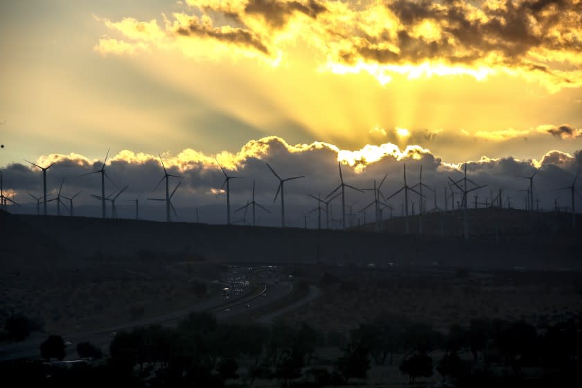 PALM SPRINGS, CA SEPTEMBER 04, 2015 -- Sunrise over Palm Springs. (Irfan Khan / Los Angeles Times)