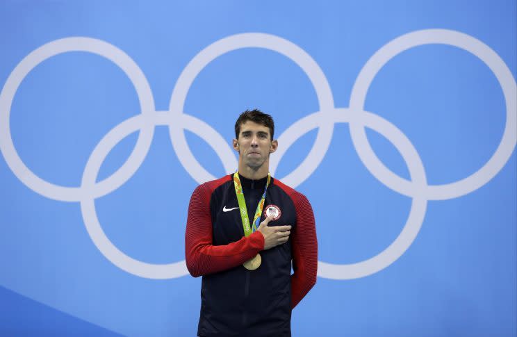 Michael Phelps had won 22 Olympic gold medals as of Thursday. (AP)