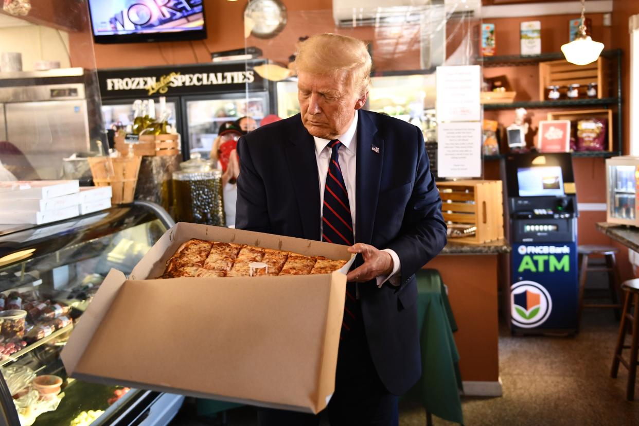 <p>Former US President Donald Trump speaks at the Conservative Political Action Conference (CPAC) in Orlando, Florida, US 28 February, 2021</p> (AFP via Getty Images)