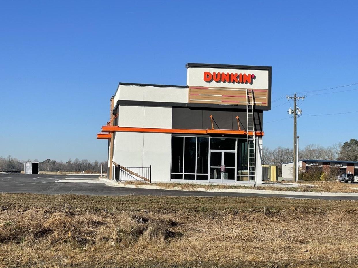 The new Dunkin is located at 8133 Richlands Highway in Richlands.