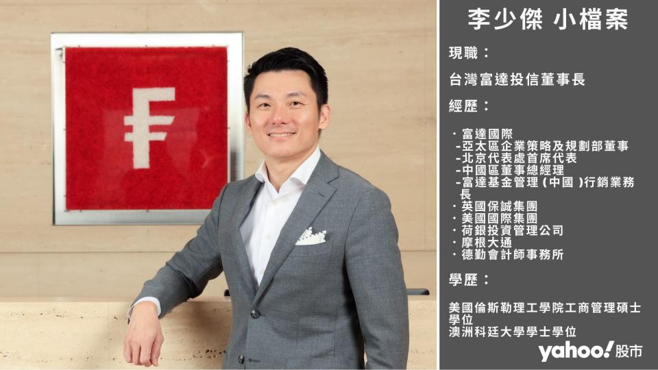 台灣富達投信董事長李少傑。圖／Yahoo奇摩股市