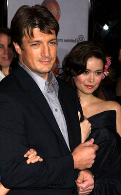 Nathan Fillion and Summer Glau at the LA premiere for Universal Pictures' Serenity