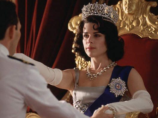 Neve Campbell as Princess Elizabeth in "Churchill: The Hollywood Years"