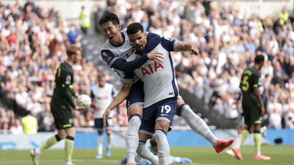 Tottenham Hotspur's Dominic Solanke (c)