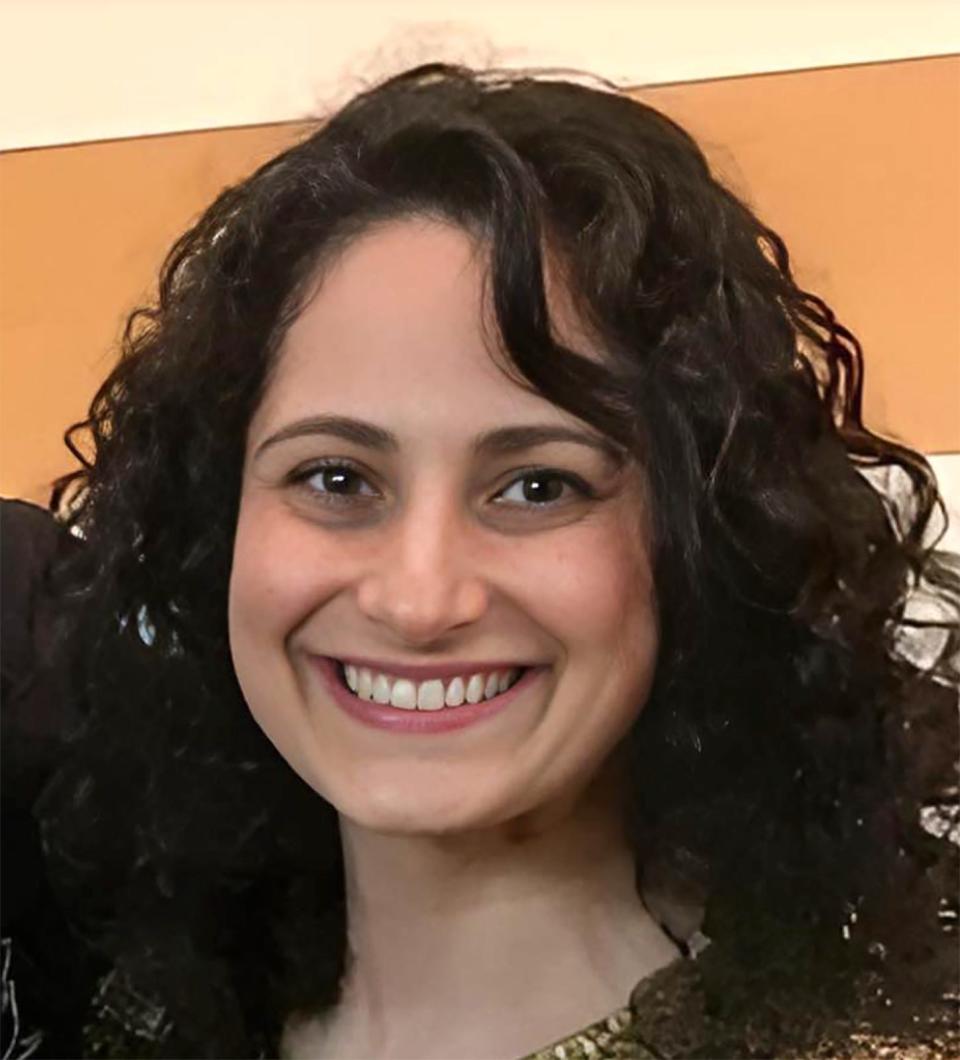 Samantha Woll, 40, who led the Isaac Agree Downtown Detroit Synagogue, was found stabbed to death outside her home in the city’s Lafayette Park neighborhood, east of downtown on Saturday, Oct. 21, 2023.