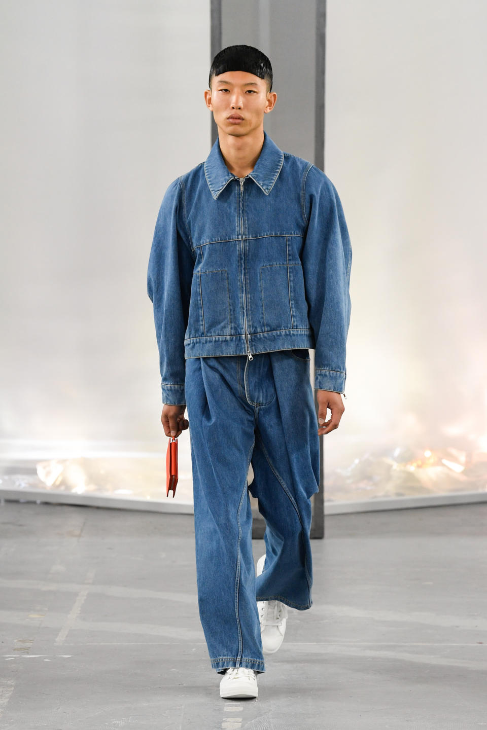 Bianca Saunders mens’ spring 2023 - Credit: Giovanni Giannoni/WWD