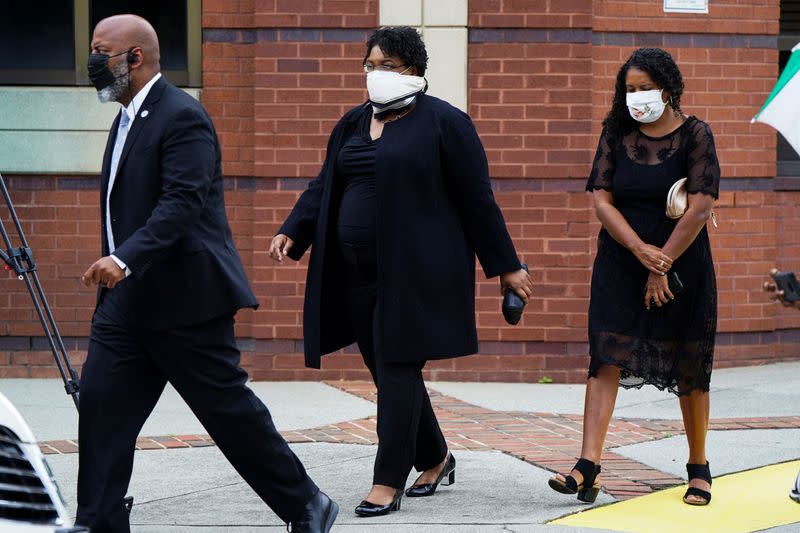 Funeral for Rayshard Brooks, the Black man shot dead by an Atlanta police officer, at Ebenezer Baptist Church in Atlanta