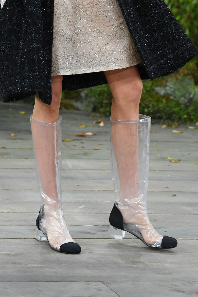 Chanel PVC boots now exist