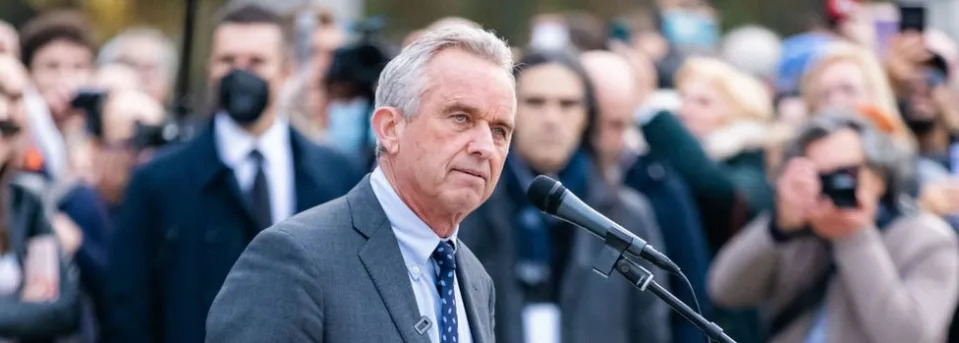 Robert F Kennedy Jr at a 2021 event in Italy