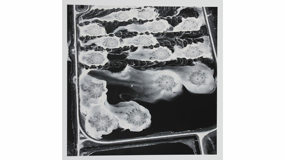 Emmet Gowin, Aeration Pond, Toxic Water Treatment Facility, Georgetown, South Carolina, 2001, pigmented inkjet print. - Credit: Courtesy of Emmet Gowin