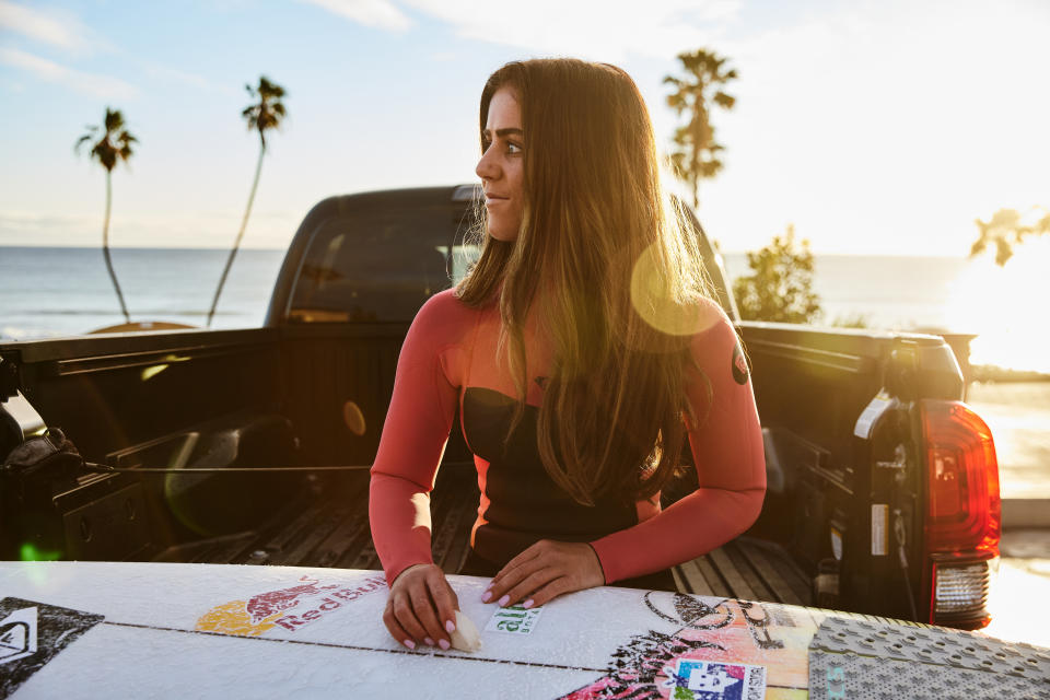 The surfer shares how she bounces back from a tough loss. (Photo: Gari Askew II,)