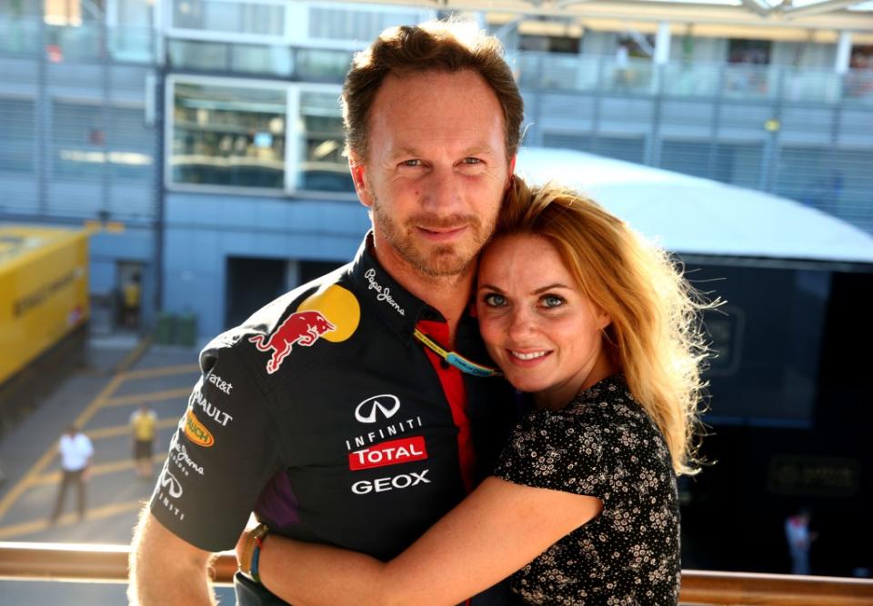 Halliwell — who has been married to Horner since 2015 — is said to be humiliated by the scandal, which has been made worse by the fact that she is purportedly pals with the recipient of the saucy messages. They are photographed in 2014. Getty Images