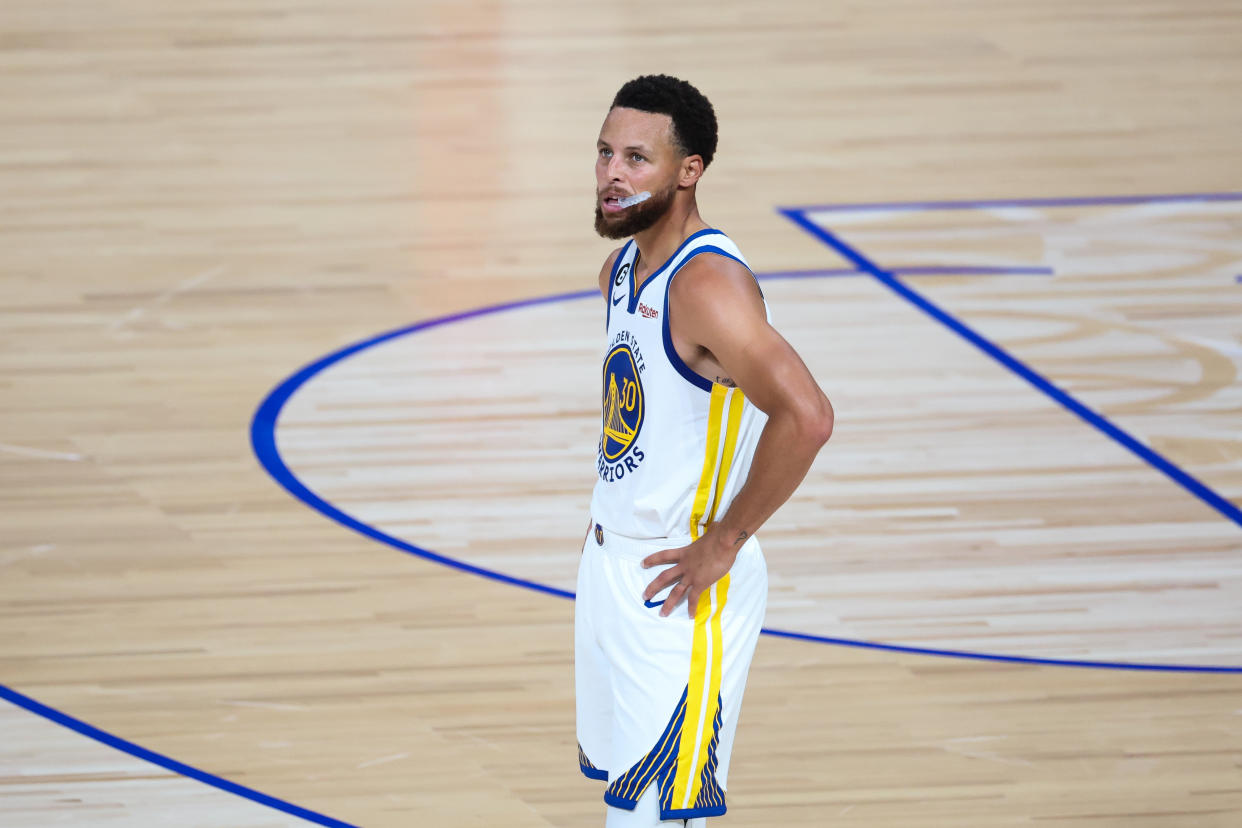 Warriors PG Stephen Curry still has a high floor in fantasy basketball.