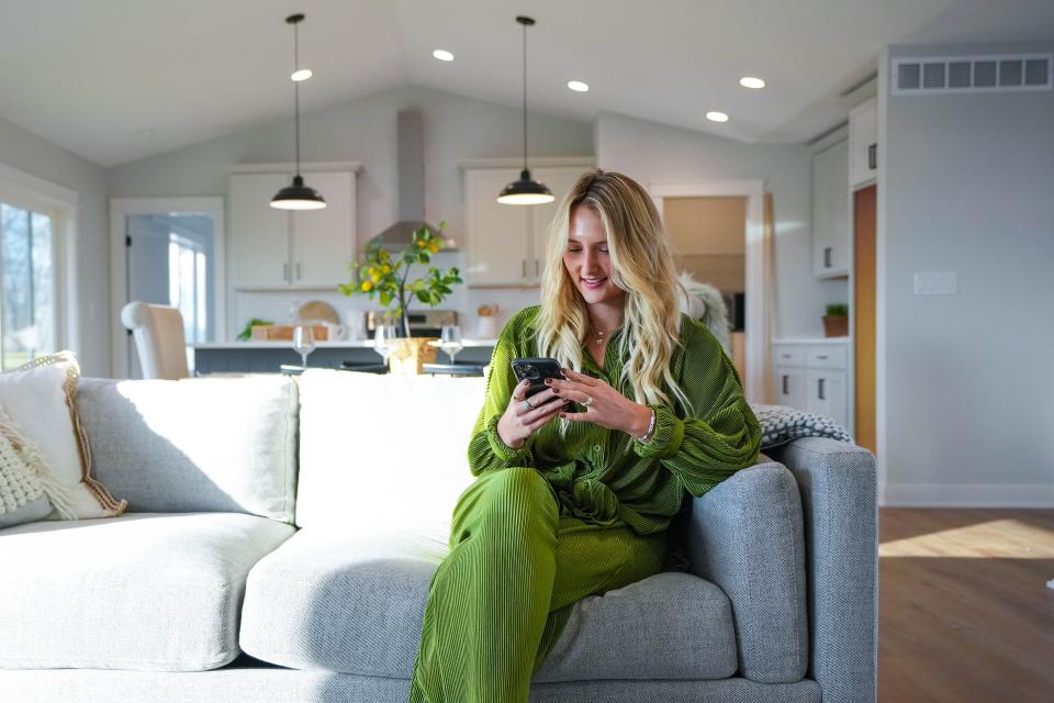 Posting videos on TikTok from inside homes for sale has helped Elli Jennings grow her real-estate business.