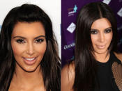 <div class="caption-credit"> Photo by: Steven Lawton/Tim Whitby/Getty</div><div class="caption-title">Going too dark</div>Jet-black hair is very severe, and can make you look pale and accentuate flaws such as under-eye circles. "Kim Kardashian's complexion looks dull when her hair gets too dark, but her skin begins to glow again when she goes a few shades lighter," says Gabay. "That's because black can overpower features while dark brown adds some warmth to skin tones." <br> <br> <b>More from REDBOOK: <br></b> <ul> <li> <b><a rel="nofollow noopener" href="http://www.redbookmag.com/beauty-fashion/tips-advice/best-at-home-hair-color?link=rel&dom=yah_life&src=syn&con=blog_redbook&mag=rbk" target="_blank" data-ylk="slk:Best At-Home Hair Color Trends;elm:context_link;itc:0;sec:content-canvas" class="link ">Best At-Home Hair Color Trends</a></b> </li> <li> <b><a rel="nofollow noopener" href="http://www.redbookmag.com/beauty-fashion/tiptool/how-to-look-younger#/category1?link=rel&dom=yah_life&src=syn&con=blog_redbook&mag=rbk" target="_blank" data-ylk="slk:43 Sneaky Tricks to Look Younger;elm:context_link;itc:0;sec:content-canvas" class="link ">43 Sneaky Tricks to Look Younger</a></b> </li> </ul>