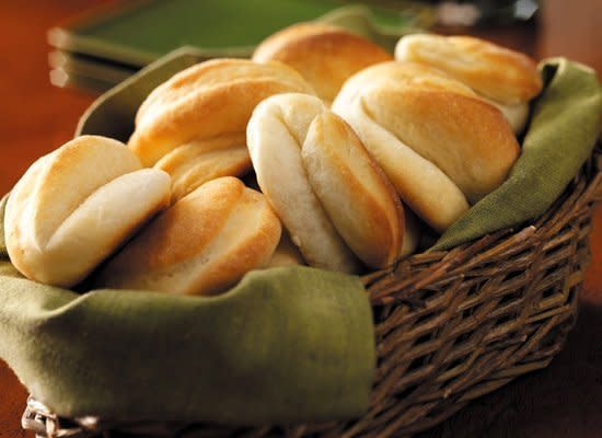 These simple yeast rolls (named after a hotel in Boston) are wonderful for a special occasion dinner or large family gathering. The crease down one side makes them characteristic.    <strong>Get the <a href="http://www.huffingtonpost.com/2011/10/27/parkerhouse-rolls_n_1061427.html" target="_hplink">Parkerhouse Rolls</a> recipe</strong>