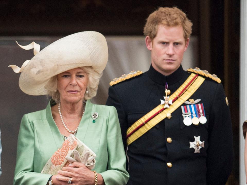 Prince Harry and Queen Consort Camilla