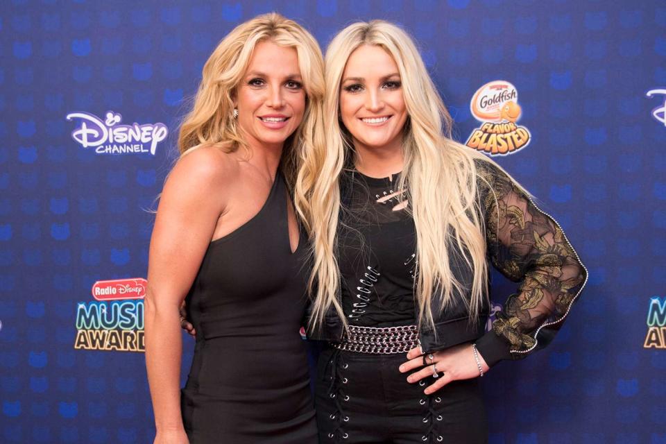 <p>Image Group LA/Disney Channel via Getty</p> Britney Spears and Jamie Lynn Spears in Los Angeles in April 2017