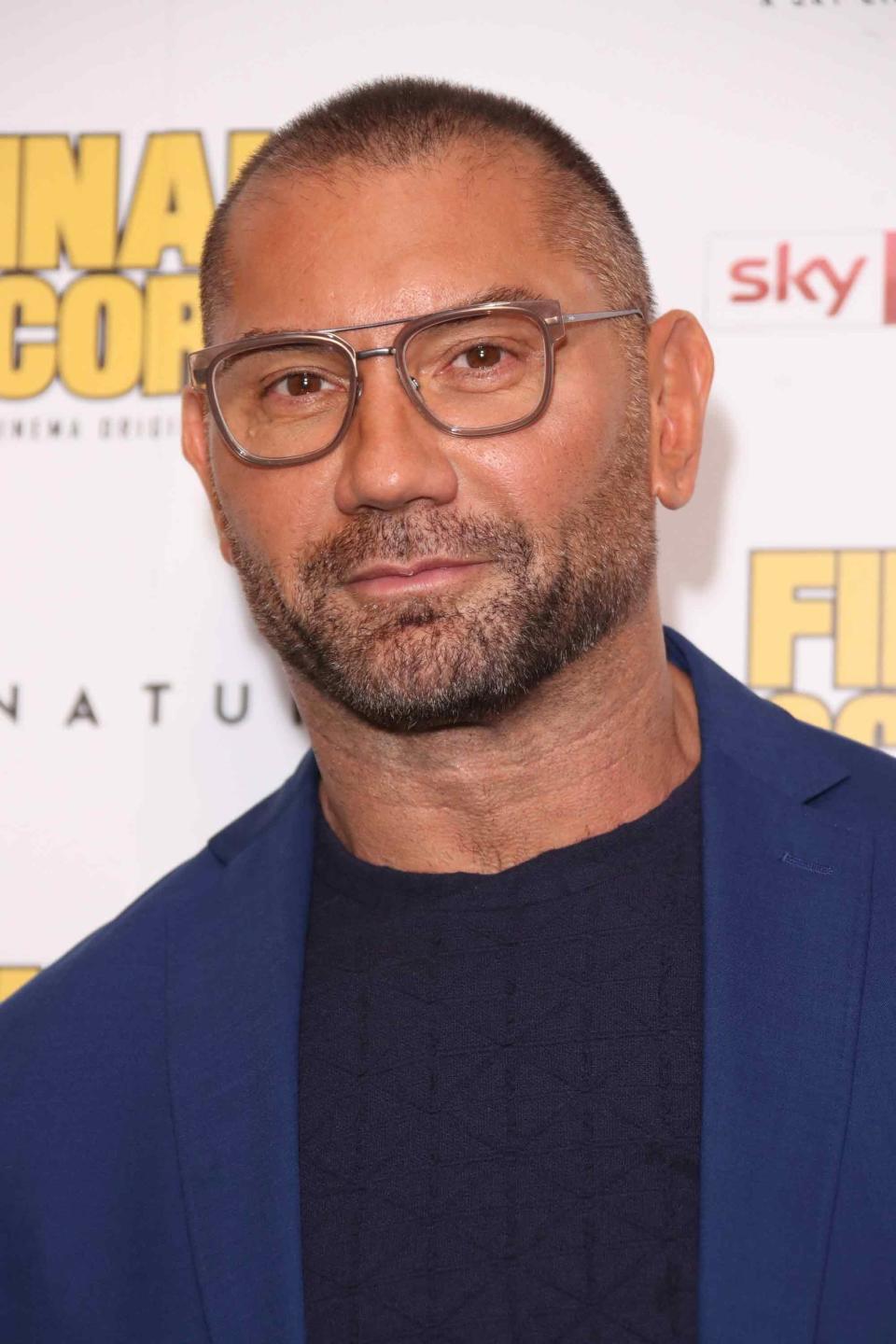 Dave Bautista’s White Flag Buzz-Cut