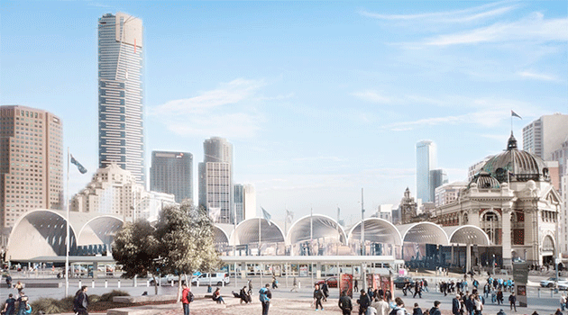 Flinders Street Station redesign winner