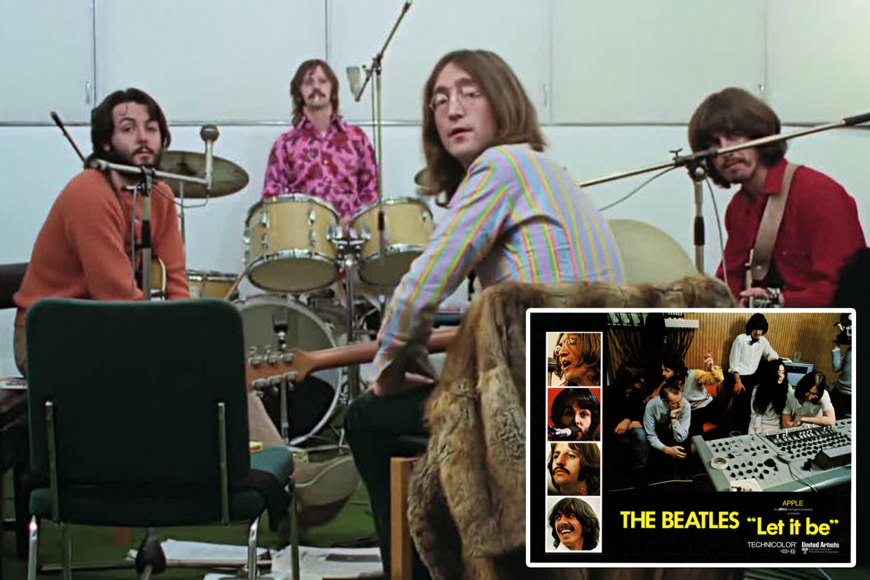 Photos of the Beatles film 