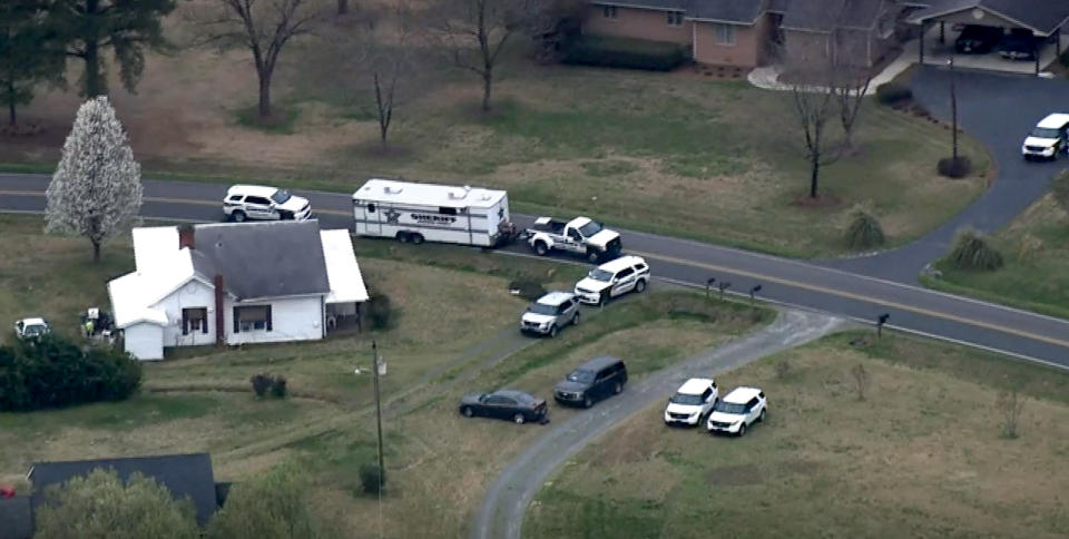 IMAGE: North Carolina investigation scene (WRAL)