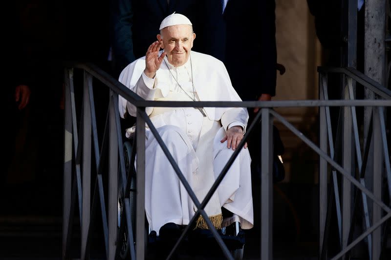 Pope Francis leads prayer for peace in Rome