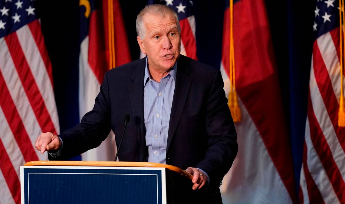 Sen. Thom Tillis (R-NC) Sen. Thom Tillis made clear in July he would vote to support the Respect for Marriage Act. This week he proposed an amendment to protect religious institutions in the process.