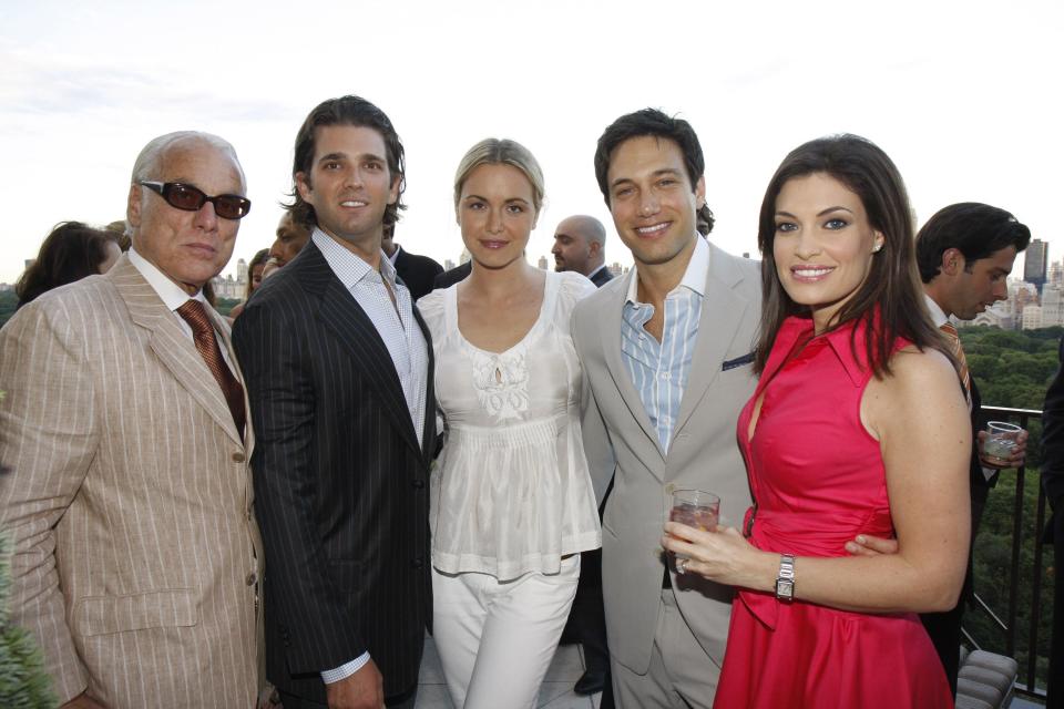 Donald Trump Jr. (second from left), Vanessa Trump (middle), Eric Villency (third from left) and Kimberly Guilfoyle (right) in June 2008.