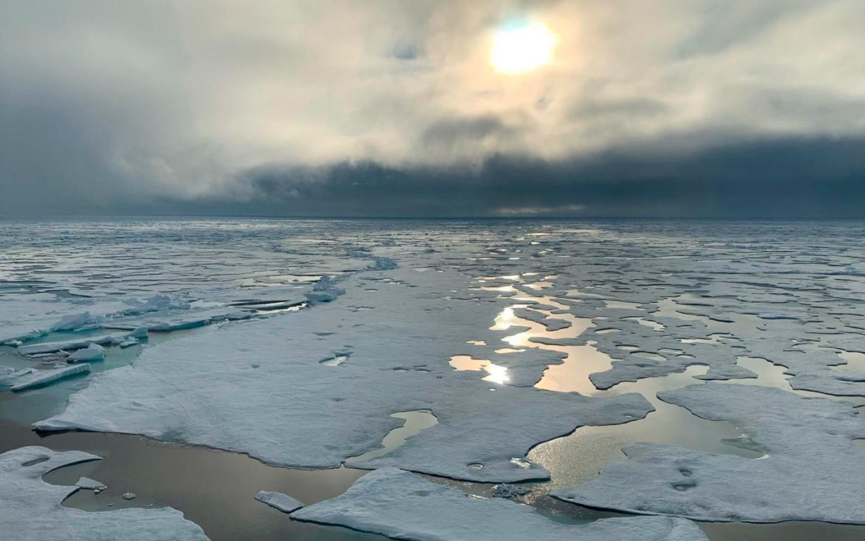 The warming ocean is causing sea ice to disappear faster than scientists anticipated  - Markus Rex/Alfred Wegener Institute via AP