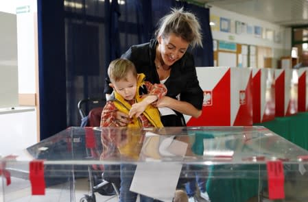 Poland's parliamentary election in Warsaw