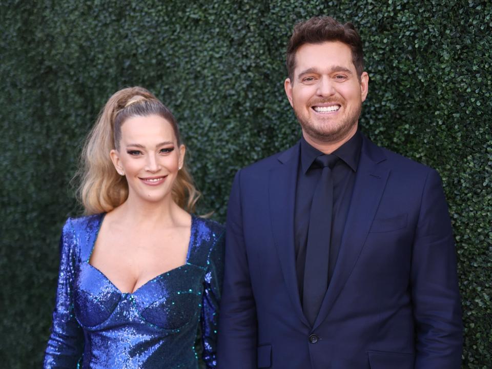 Luisana Lopilato and Michael Bublé attend the 2022 Billboard Music Awards at MGM Grand Garden Arena on May 15, 2022 in Las Vegas, Nevada