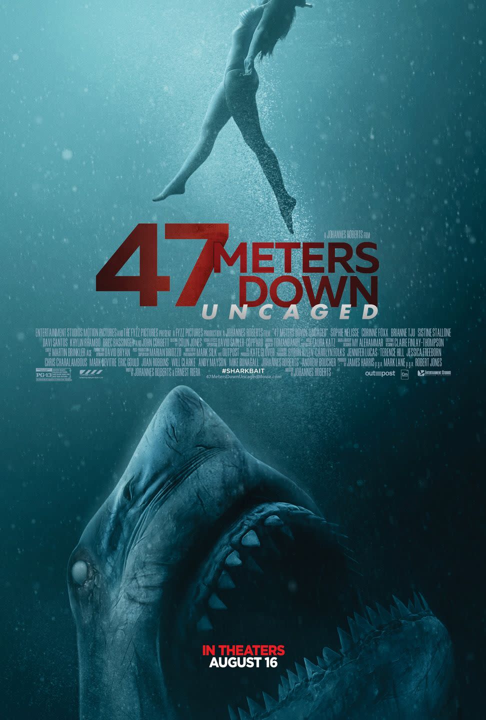 47 meters down uncaged