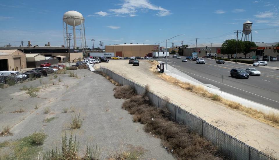 Stanislaus County is working with San Francisco-based nonprofit DignityMoves and Modesto on a $3 million project for 42 units of interim housing for homeless people on city-owned land at 9th and D streets in Modesto, Calif., Tuesday, June 25, 2024.