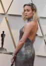 <p>A beachy texture gave Brie Larson's new blonde bob an edgy appeal. "I wanted her hair to have a cool girl slept-in textured soft and not over shiny look to complement her sparkling dress," said Bryce Scarlett, Larson's hairstylist who worked with Moroccanoil.</p>